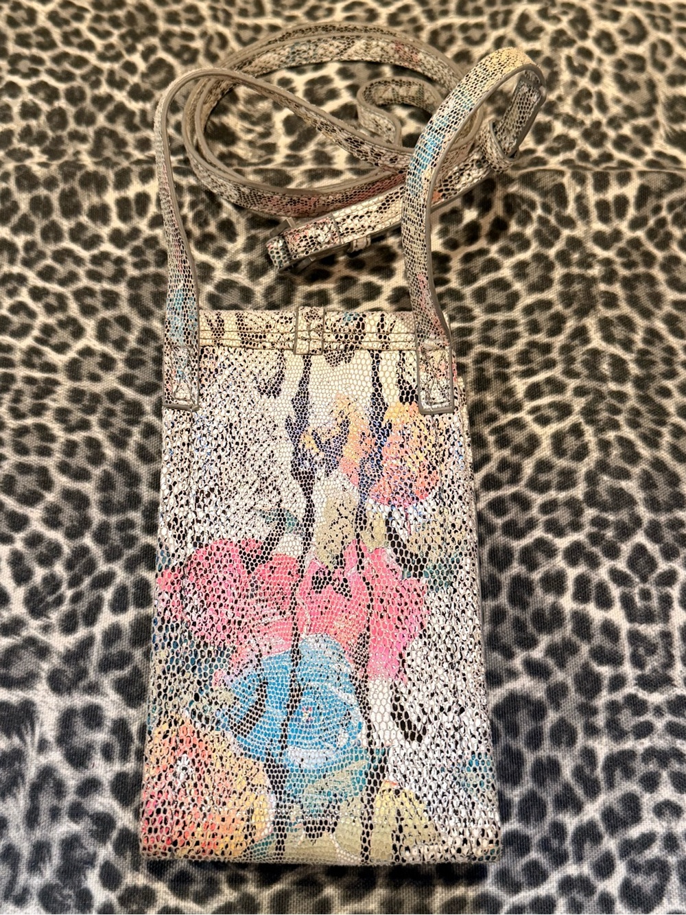 Hobo Slim Token Mini Crossbody Leather Phone Bag - Picture 10 of 11